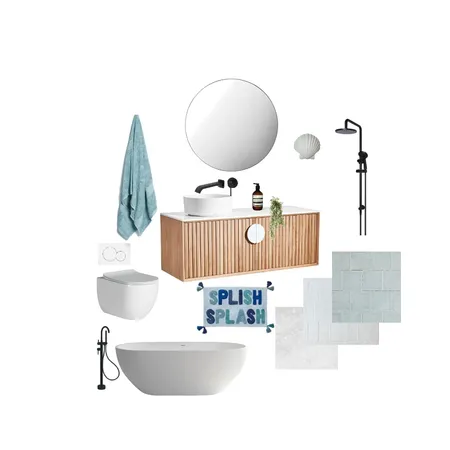 Guest Bathroom Interior Design Mood Board by DK Interiors on Style Sourcebook