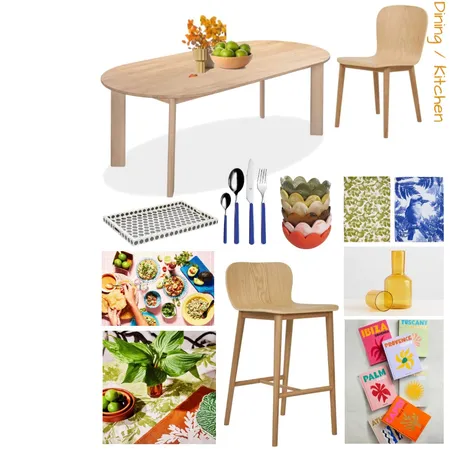 Hyaesil Bedroom Dining Kitchen - Option 1 Interior Design Mood Board by bronteskaines on Style Sourcebook