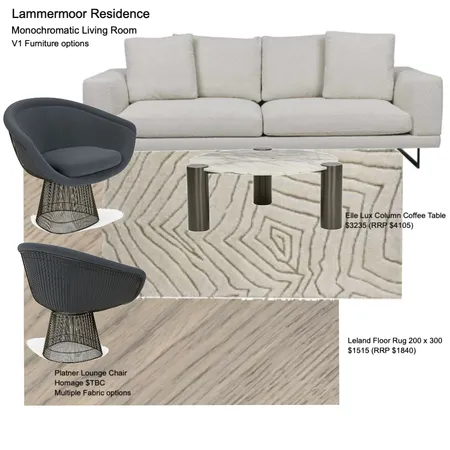 Lammermoor Residence Living Room V1 Interior Design Mood Board by Helen Sheppard on Style Sourcebook