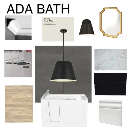 ADA BATH modern Interior Design Mood Board by Mary Helen Uplifting Designs on Style Sourcebook
