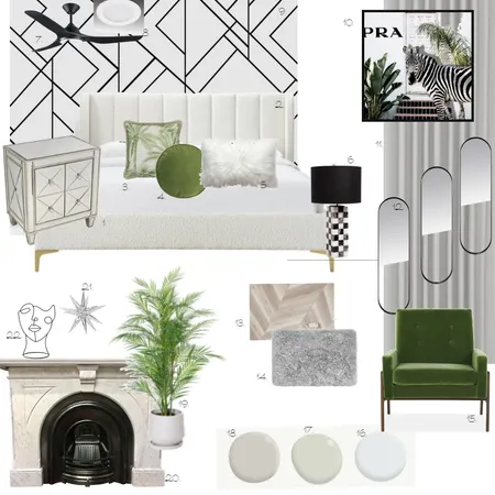 MASTER BEDROOM SAMPLE BOARD. Interior Design Mood Board by teresa arena on Style Sourcebook