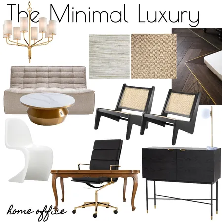 The Minimal Luxury - Home office V2 Interior Design Mood Board by RLInteriors on Style Sourcebook