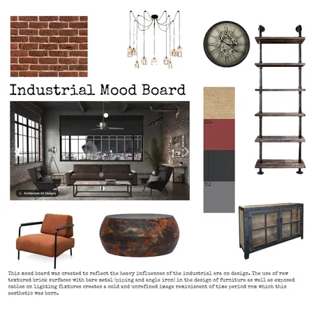 Industrial Interior Design Mood Board by VFGInteriors on Style Sourcebook