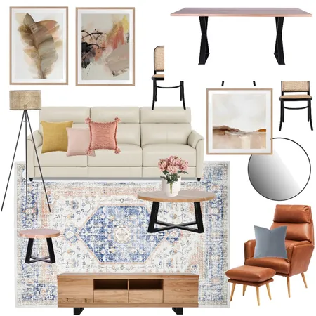 Modern Australian Living Room Interior Design Mood Board by Lisa Hunter Interiors on Style Sourcebook