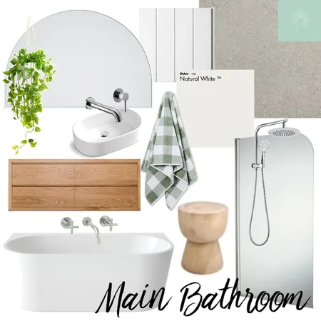 Main Bathroom Interior Design Mood Board by amelia speed on Style Sourcebook