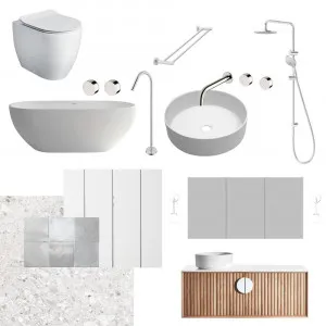 Bathroom 1 Interior Design Mood Board by ezzylisa on Style Sourcebook