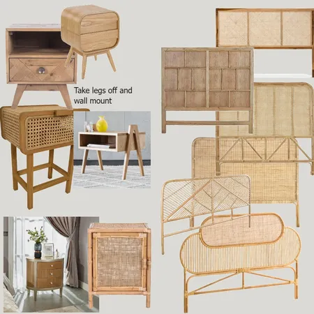 New Home Mid Century Bedroom Interior Design Mood Board by Jo Laidlow on Style Sourcebook