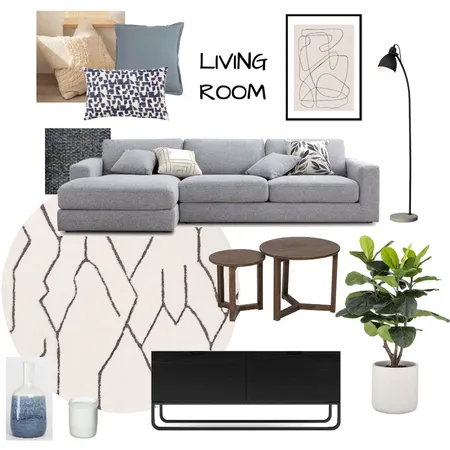 Leaf Court- Living Room Interior Design Mood Board by KUTATA Interior Styling on Style Sourcebook