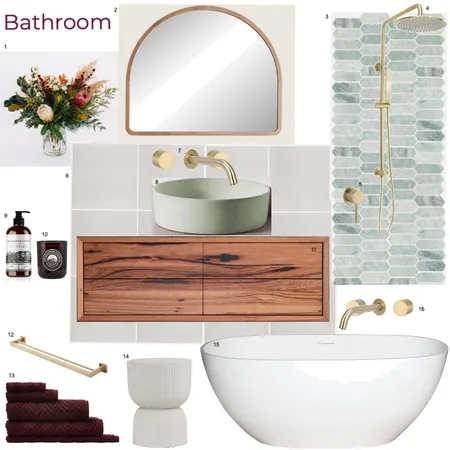 BATHROOM Interior Design Mood Board by Mood Indigo Styling on Style Sourcebook