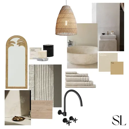 Modern Mediterranean Bathroom Goals Interior Design Mood Board by Shannah Lea on Style Sourcebook