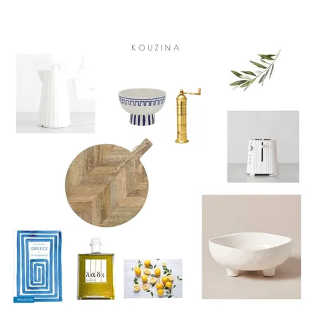 Hellenic kitchen Interior Design Mood Board by Mkinteriorstyling@gmail.com on Style Sourcebook
