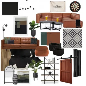 Mancave Interior Design Mood Board by Interiors by Sydney on Style Sourcebook