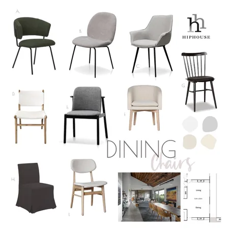 Dining Chair Options Interior Design Mood Board by Allie_ on Style Sourcebook