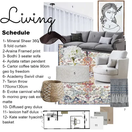 Module9 living Interior Design Mood Board by Alia on Style Sourcebook