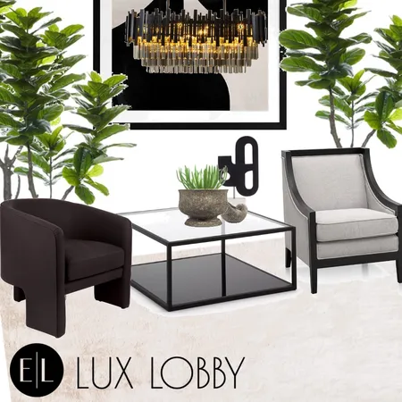 Lux Lobby Interior Design Mood Board by E.LUX Design on Style Sourcebook