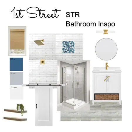 1st St Bathroom Inspo Interior Design Mood Board by MicheleDeniseDesigns on Style Sourcebook