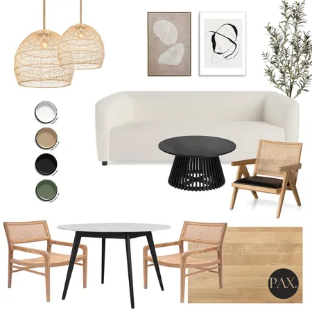 Brasserie Le Miroir Lounge Area 2 Interior Design Mood Board by PAX Interior Design on Style Sourcebook