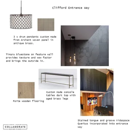 Clifford Entrance Way Interior Design Mood Board by Jennysaggers on Style Sourcebook