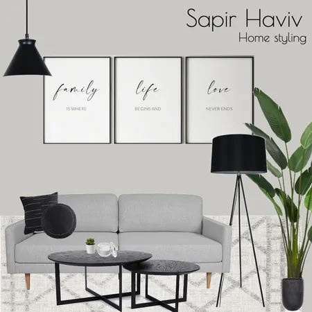 אפור סלון Interior Design Mood Board by sapir haviv on Style Sourcebook