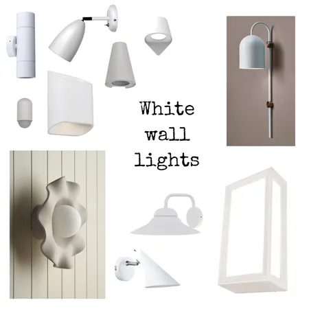 White wall lights Interior Design Mood Board by The Creative Advocate on Style Sourcebook
