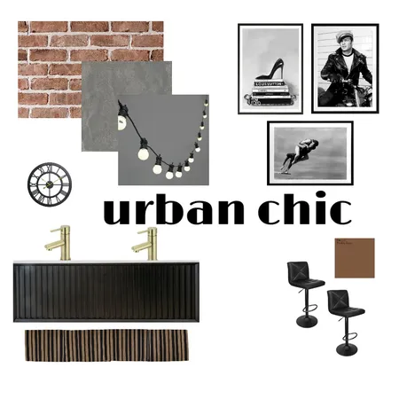 urban chic Interior Design Mood Board by gstudy on Style Sourcebook