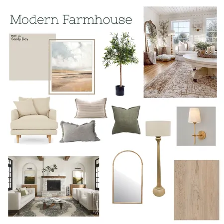 Modern Farmhouse Interior Design Mood Board by ariley on Style Sourcebook