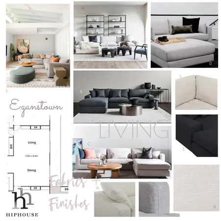 Living - Sofa Fabrics Interior Design Mood Board by Allie_ on Style Sourcebook