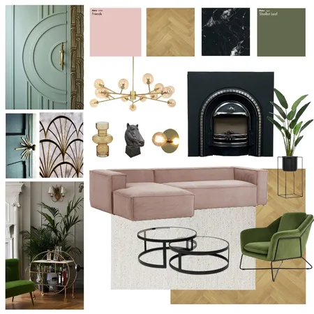 Art Deco - living Interior Design Mood Board by DULT Design on Style Sourcebook