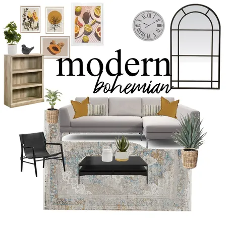 modern bohemian Interior Design Mood Board by shaney Olivier on Style Sourcebook