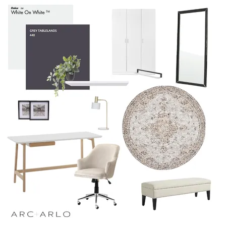 Home Office Interior Design Mood Board by Arc and Arlo on Style Sourcebook