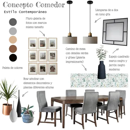Comedor Interior Design Mood Board by caropieper on Style Sourcebook