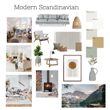 Modern Scandinavian Interior Design Mood Board by caribou building on Style Sourcebook