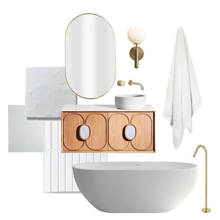 Cammeray Ensuite Interior Design Mood Board by Vienna Rose Interiors on Style Sourcebook