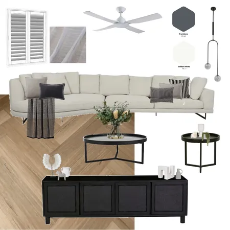 Living Room Module 8 Interior Design Mood Board by lauren white on Style Sourcebook