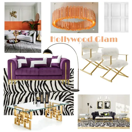 Hollywood Glam Interior Design Mood Board by chambersk on Style Sourcebook