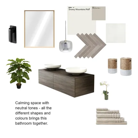 MAIN BATHROOM 3 VAN NIEKERK HOUSE Interior Design Mood Board by saritavann on Style Sourcebook