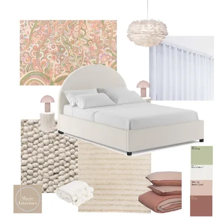 Dreamy Bedroom Interior Design Mood Board by Masie Interiors on Style Sourcebook