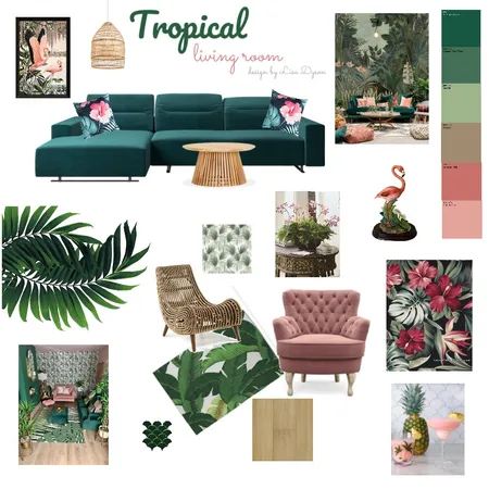 Tropical Interior Design Mood Board by Designflorida on Style Sourcebook