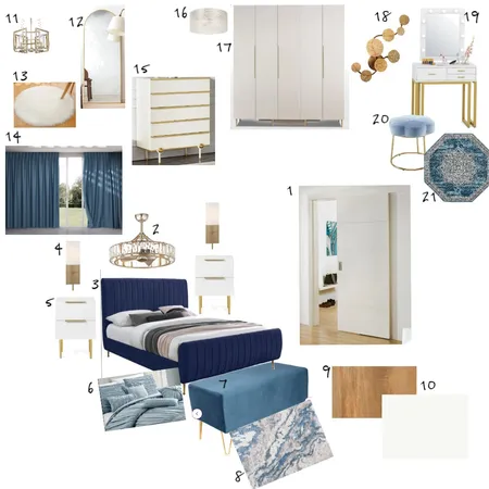 Bedroom Interior Design Mood Board by Shajulu on Style Sourcebook