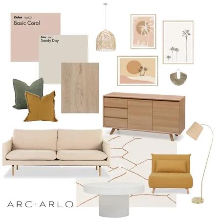 Palm Springs Living Interior Design Mood Board by Arc and Arlo on Style Sourcebook