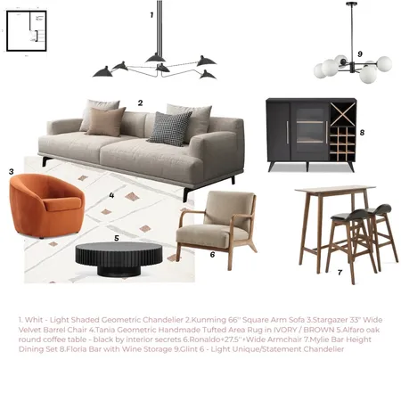 Basement Interior Design Mood Board by CozzyReflections on Style Sourcebook