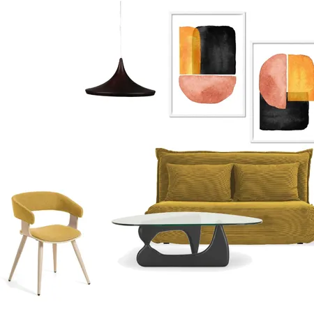 Unfinished Mid Century Interior Design Mood Board by LaraFernz on Style Sourcebook