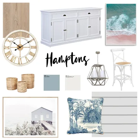 Hamptons Interior Design Mood Board by ChateaurouxDesigns on Style Sourcebook