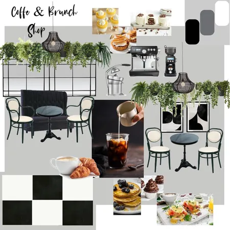 Coffe & Brunch Shop Interior Design Mood Board by anaste9 on Style Sourcebook