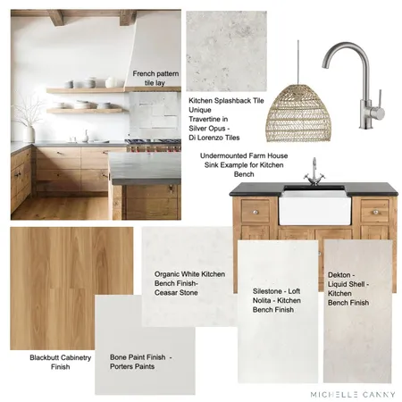 Draft Organic Kitchen Mood Board - Hayley Interior Design Mood Board by Michelle Canny Interiors on Style Sourcebook