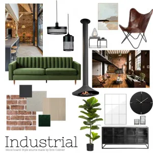 Industrial Mood Board Interior Design Mood Board by erincolliver on Style Sourcebook