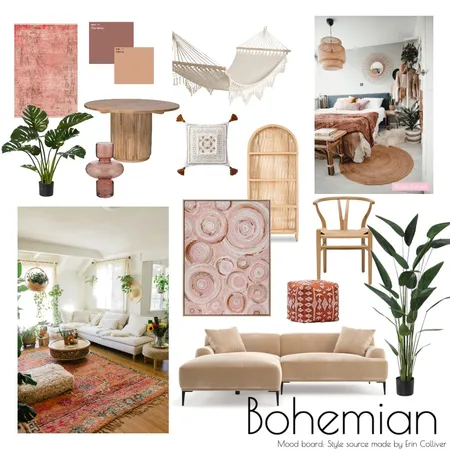 Bohemian Mood Board Interior Design Mood Board by erincolliver on Style Sourcebook