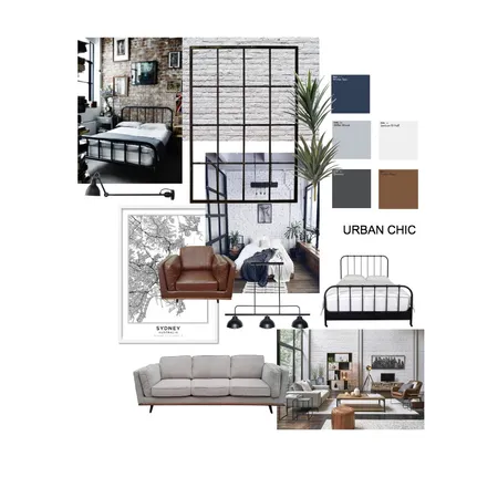 Urban Chic Interior Design Mood Board by Stephanie Tandingan on Style Sourcebook