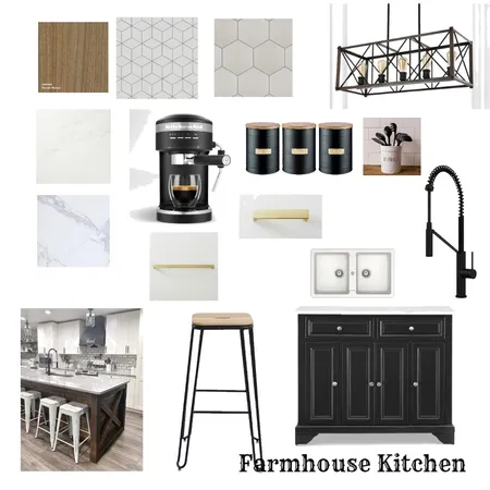 Farmhouse Kitchen Interior Design Mood Board by kellyvvercoe on Style Sourcebook