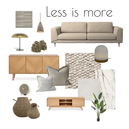 Less is more Interior Design Mood Board by Ann-Sophie Deschepper on Style Sourcebook